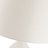 25.5in 3-Way Off‑White Ribbed Ceramic Table Lamps