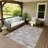 Machine Washable Indoor/Outdoor Huseby ACN2266 Stripes Rug-1735082154