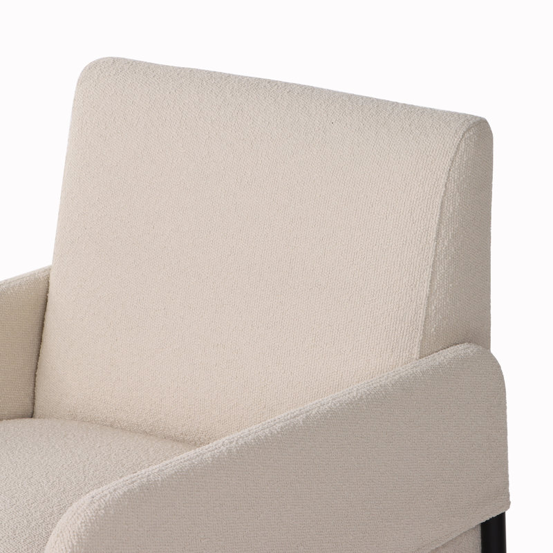 Lucinda Boucle Dining Armchair