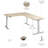 Bush Business Furniture Move 60 Series Height Adjustable L Shaped Standing Desk - Reversible-108919397-108919396-108919406