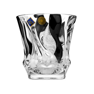 Verres Crystalex JS37025 en cristal de bambou 10 oz avec glace mat et noir Lister