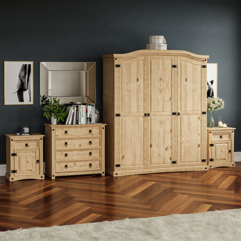 Harold Solid Wood Piece Bedroom Set