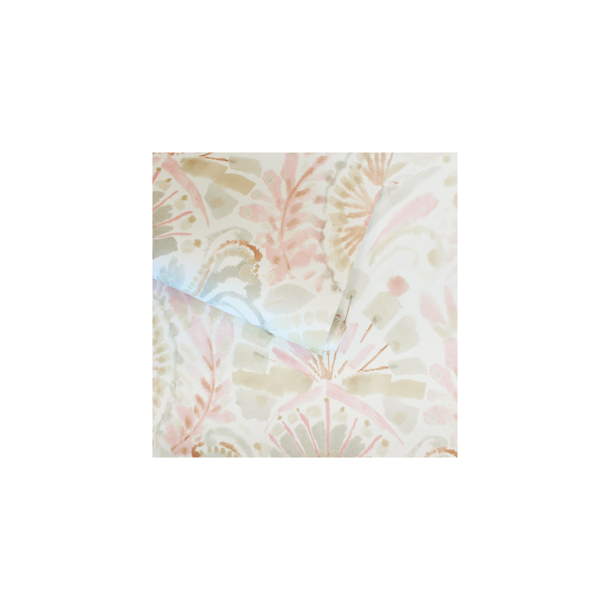 Bohemia Peel and Stick Wallpaper, Pink, 108" L x 20.5" W