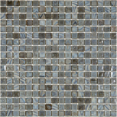 Skosh 0.6" x 0.6" Glass Grid Mosaic Wall & Floor Tile 