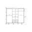 Valverde 6 Door Manufactured Wood Wardrobe