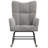 Khennedi Rocking Chair Velvet-1609273467