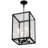 Kurosawa 4 - Light Steel Dimmable Square / Rectangle Chandelier