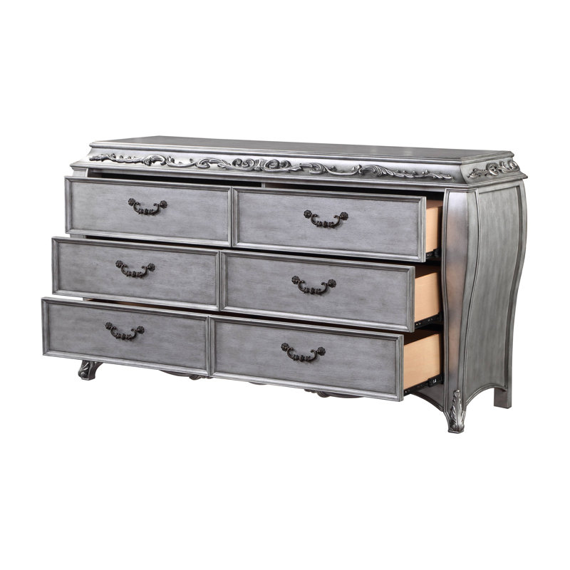 Commode à 6 tiroirs l 69,6 po Kirstey