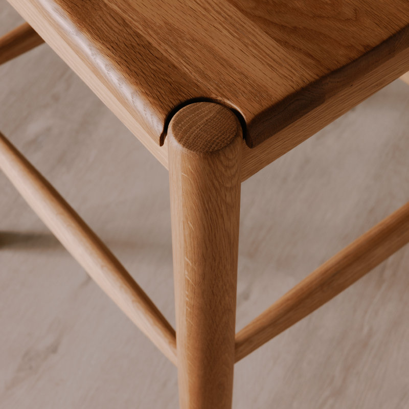 Bar and Counter Stool, Natural, Counter Stool (26" Seat Height)