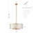 24-inch 6-Light Capiz Shell Drum Chandelier-182572051