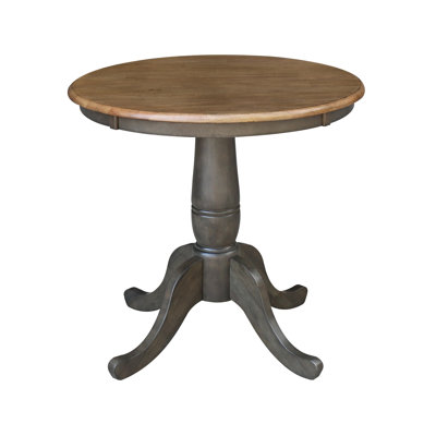 Solid Wood Pedestal Dining Table