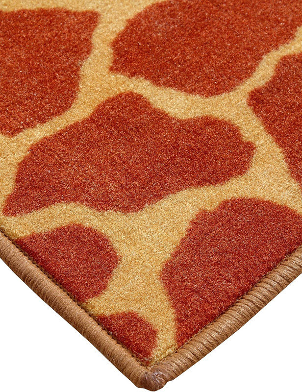 Tapis imprimé animal - Girafe sur échasses, Octogone 11 pi