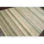 Tapis rayé beige en laine noué à la main
