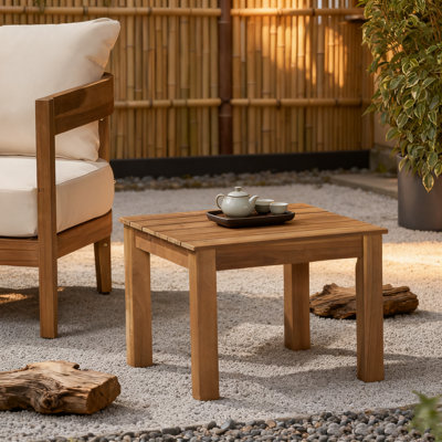 Table d'appoint d'extérieur carrée Minimalist