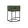 Upholstered Counter Stool with Metal Frame