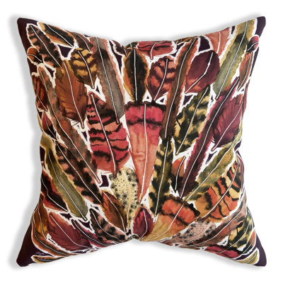 Cotton Blend Reversible Pillow Cover