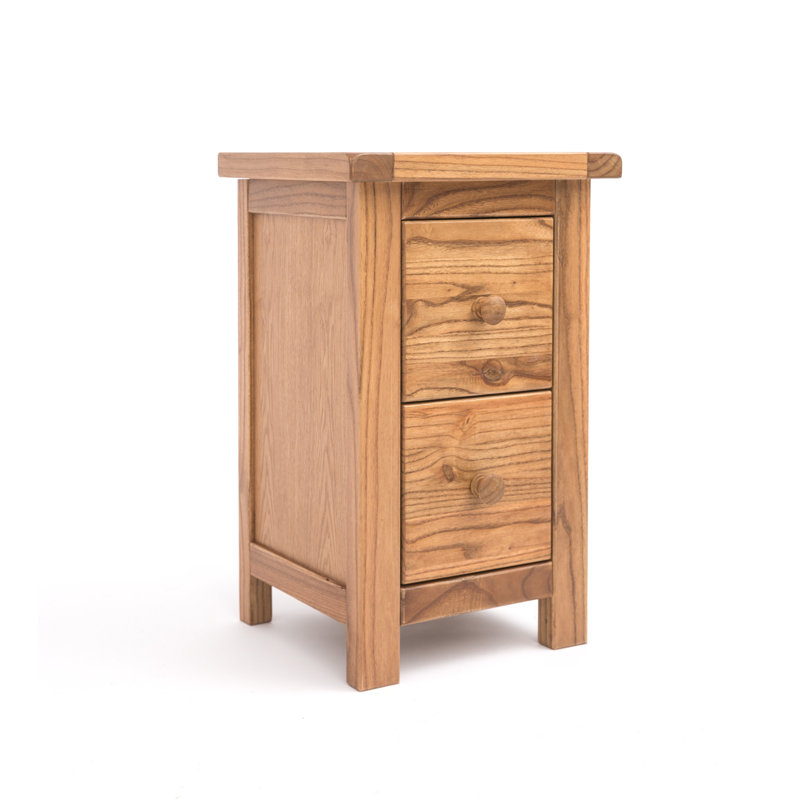 Pompey 35cm W Plywood / Laminate Board Bedside Table, Natural