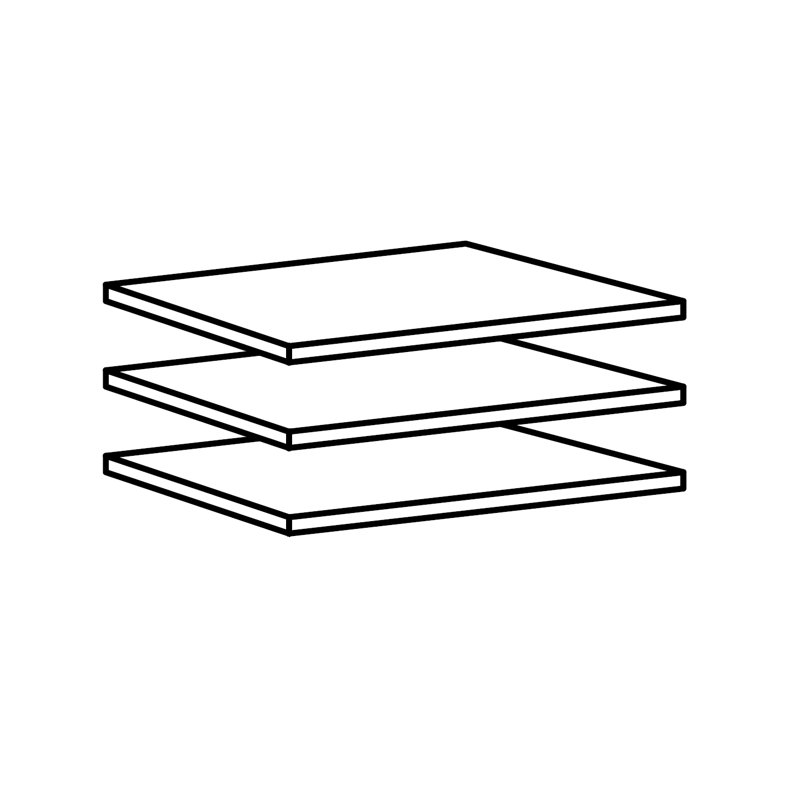 Sykes 81cm Shelving