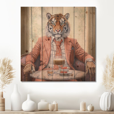 Esentepe - Animals Wood Wall Decor On Natural Pine Wood