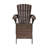 Outdoor Adirondack Chair With Ottoman