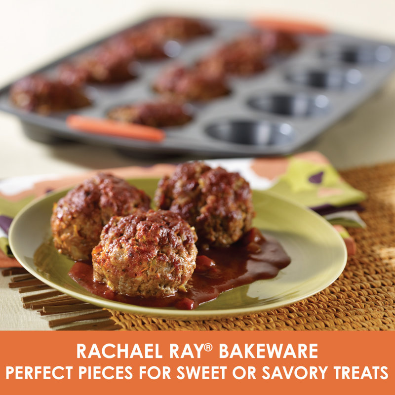 Rachael Ray Rachael Ray 12-Cup Non-Stick Yum-O Bakeware Oven Lovin Muffin Pan