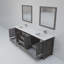 Ensemble de robinet de meuble-lavabo double l 80 po x P 22 po et miroirs 30 po.-113025062-51244992