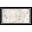 «United States Map», impression encadrée noire