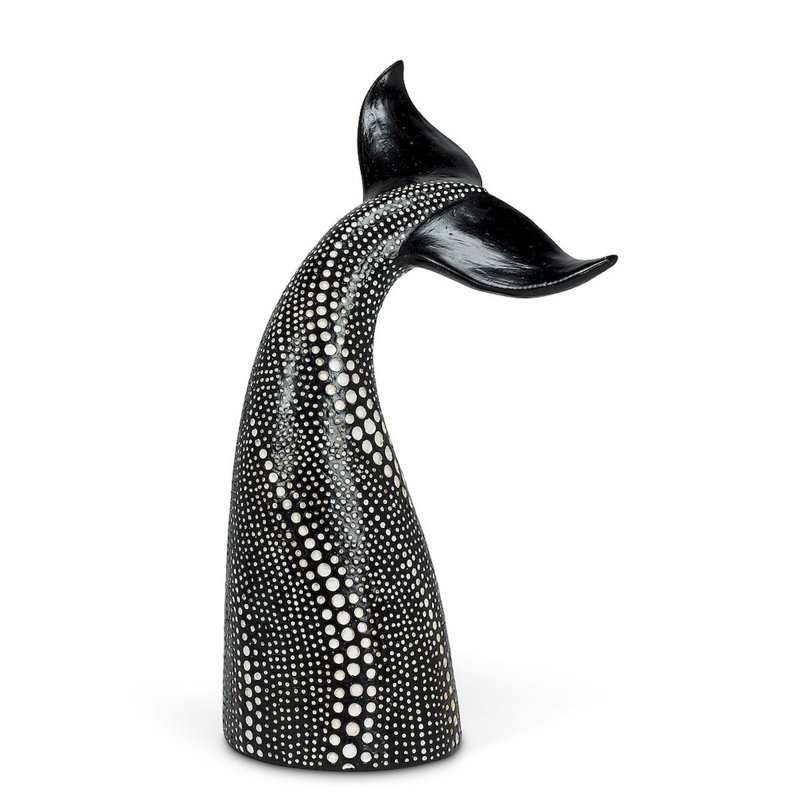 Figurine queue de baleine Stansberry, Noir / blanc