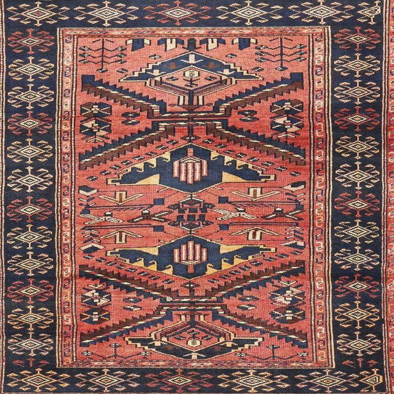 Oriental Indoor Rug, Square 7'