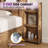Sherell King Size Bed Frame with 4 Storage Drawers,Brown-100845097-100845098