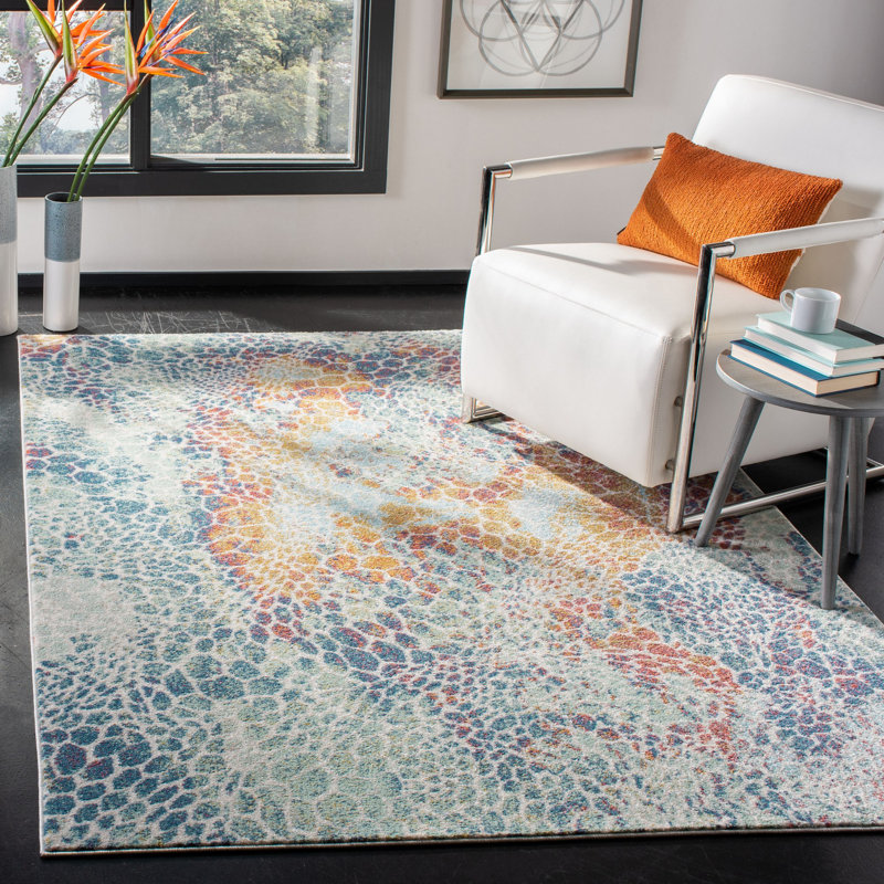Tapis abstrait Adalgisa Performance, Rectangle 4 pi x 6 pi