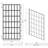 Single Panel Frameless Fixed Shower Door
