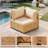 Briara 8 - Person Modular Patio Conversation Set with Cushions-1935883239