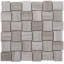 1.6 x 1.9 Marble Basketweave Mosaic Tile-58255617