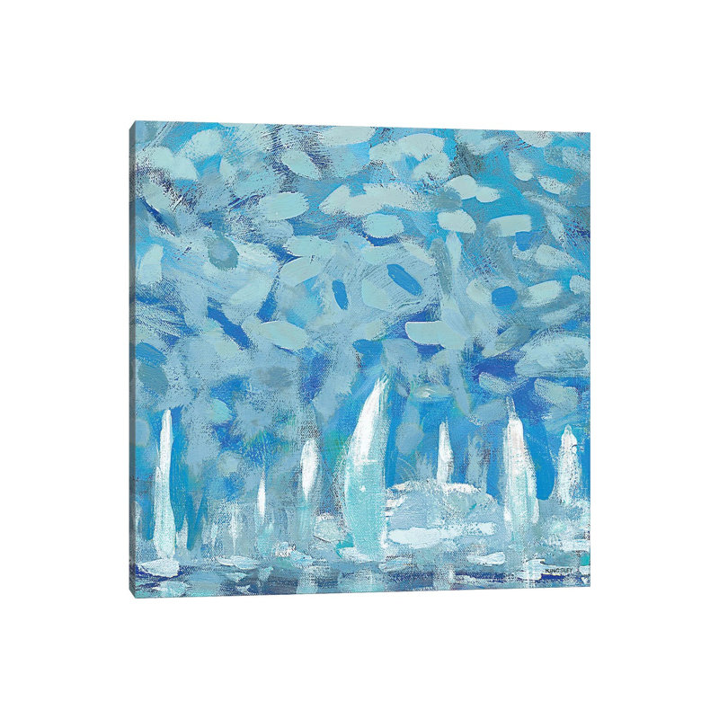 By The Pier II by Kingsley - Wrapped Canvas Gallery-Wrapped Canvas Giclée, 45.72cm H x 45.72cm W