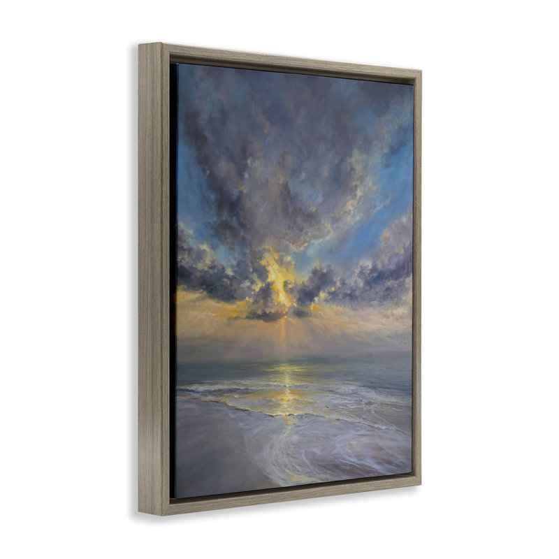 Cadre flottant Serenity Atmosp boule, H 21 po x l 17 po, Cadre flottant orme Montalcino