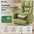 Big and Tall Cross Legged Office Executive Chair with Footrest and Convertible Infinite Gear Armsrest-922818712