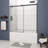 56"-60"W x 58"H Aluminum Framed Tub Door-115203417