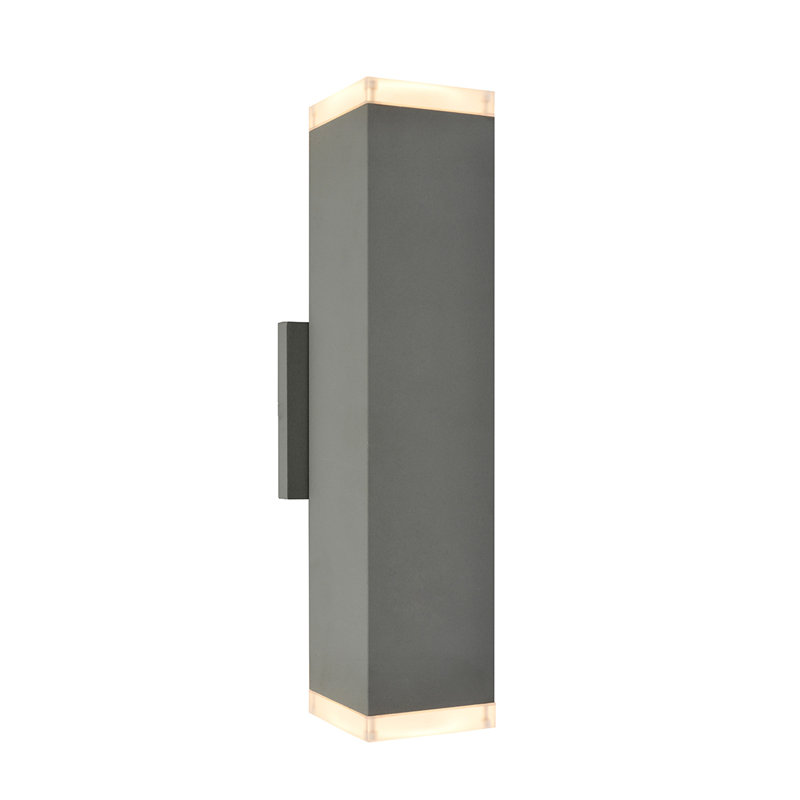 Wall Light, 12" H x 3.5" W x 4.7" D, Silver