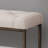 Upholstered Button Tufted Bench, Bedroom Bench