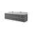 Sonoma Floating Teak 84'' Double Bathroom Vanity with Quartz Top