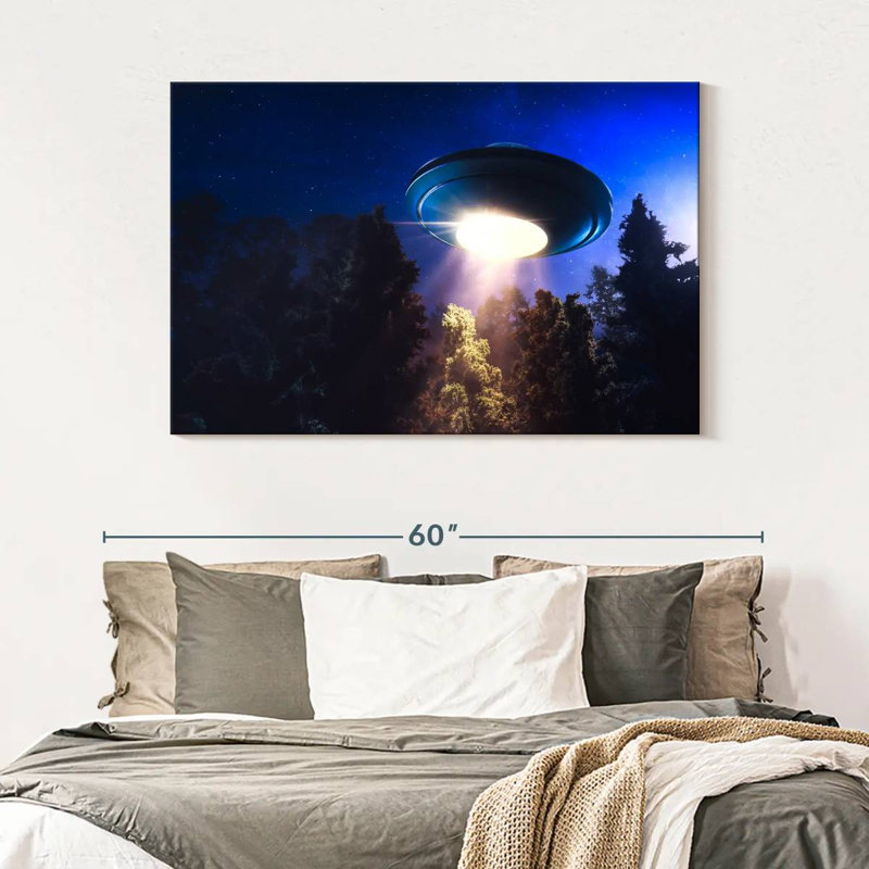 Kelan Ancient UFO, 32" H x 48" W
