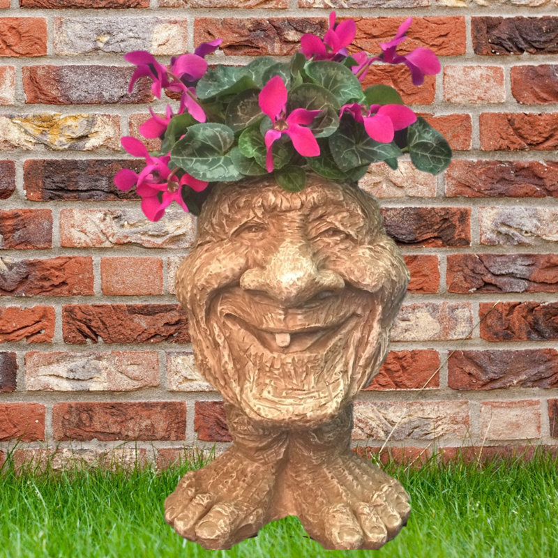 Pot à fleurs Muggly's Great Grandpa Ace, Délavé à la pierre
