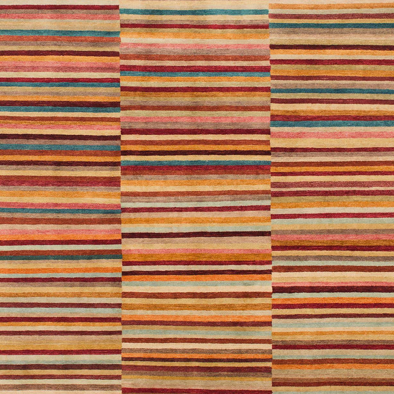 Tapis abstrait moderne 1567, Carré 7 pi