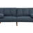 Polyfiber 2Pc Sectional Sofa Set Living Room Furniture Solid Wood Legs Plush Couch Adjustable Sofa Chaise