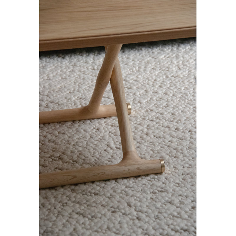 Jäger Solid Wood Coffee Table, Natural Oak