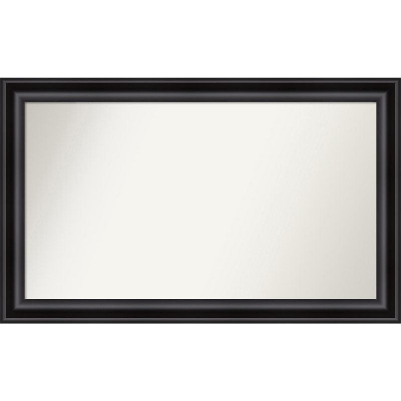Miroir d'appoint mural en plastique Churchton, 31,75 po x 51,75 po