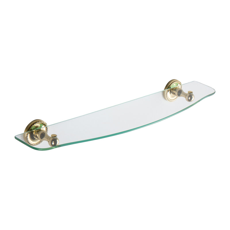 Canterbury Accent Shelf, Polished Chrome, 2.6" H x 18" W x 5" D