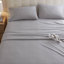 Ensemble de draps 4 pièces 100% flanelle de coton, flocon de neige-122817879-122817881