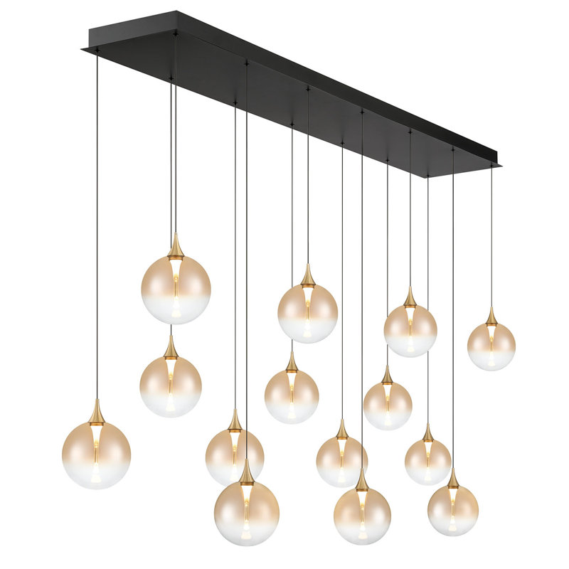 Lustre 14 "72" Iissa, Or ambre